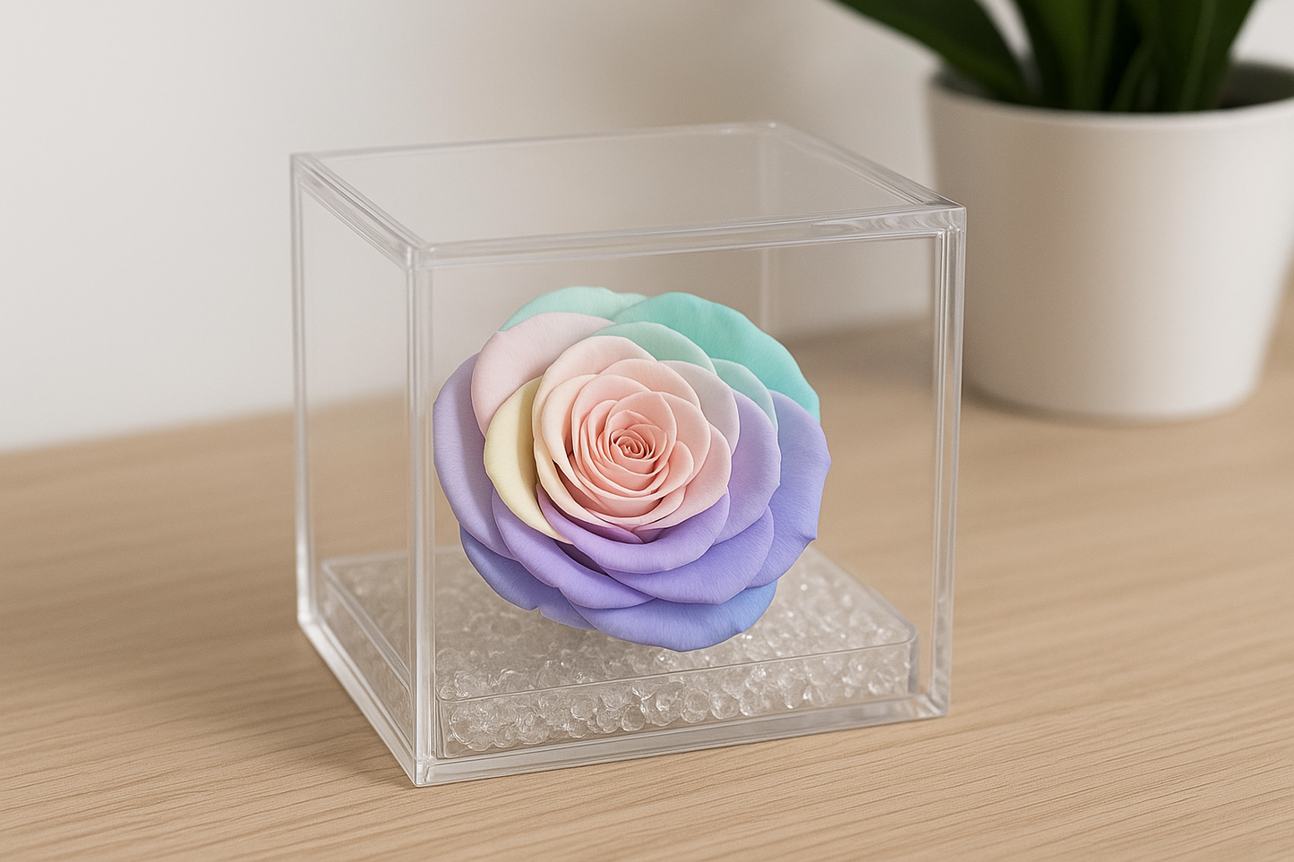 Rosa stabilizzata multicolore 8x8