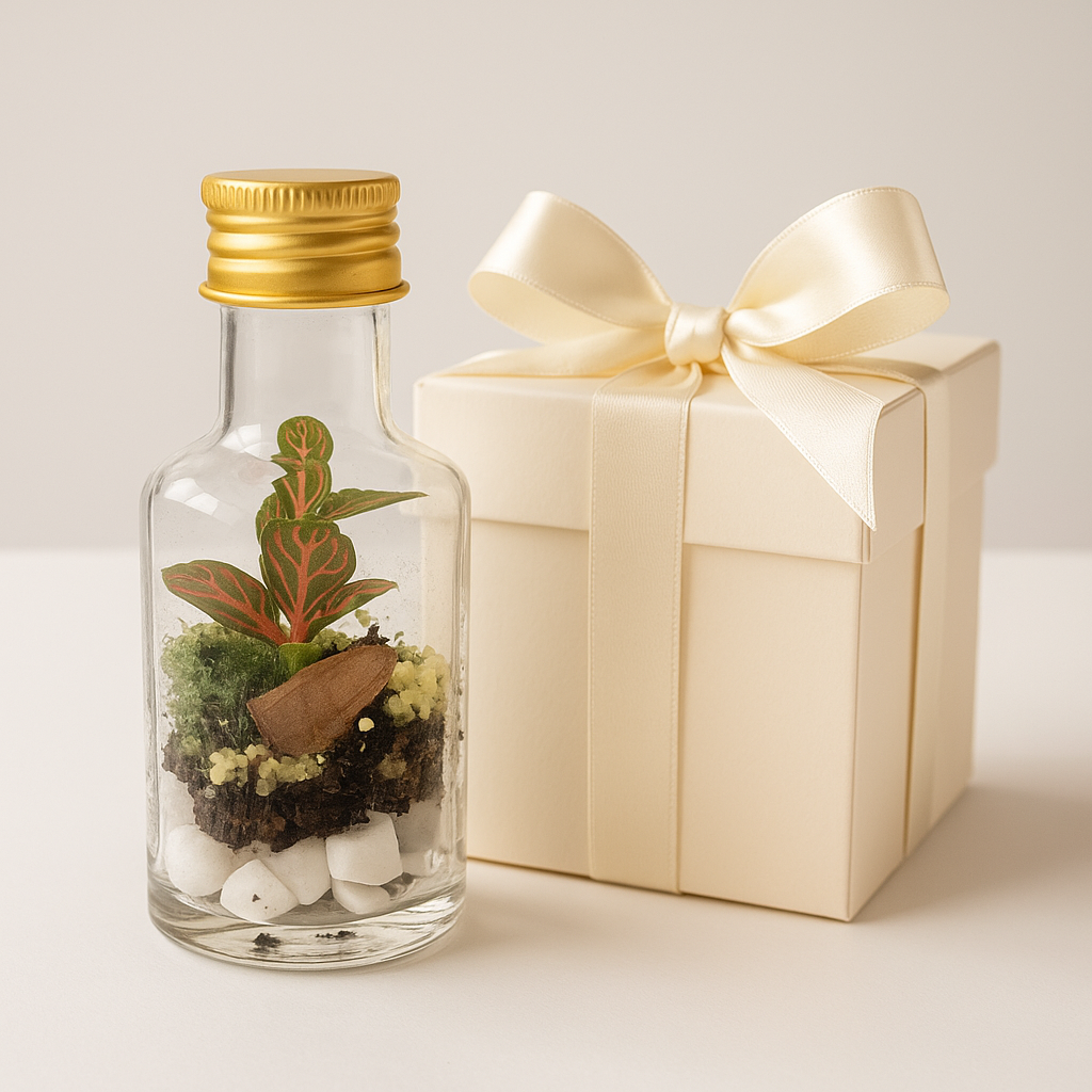 Mini Terrarium in Bottiglietta